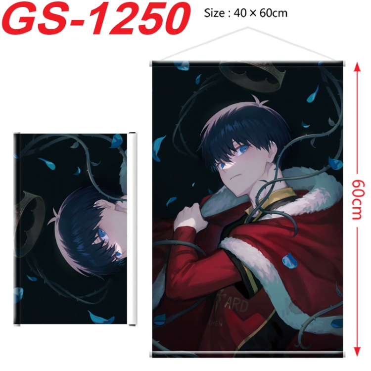 BLUE LOCK Anime digital printed pole style hanging picture Wall Scroll 40x60cm
