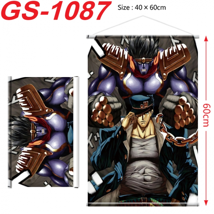 JoJos Bizarre Adventure Anime digital printed pole style hanging picture Wall Scroll 40x60cm