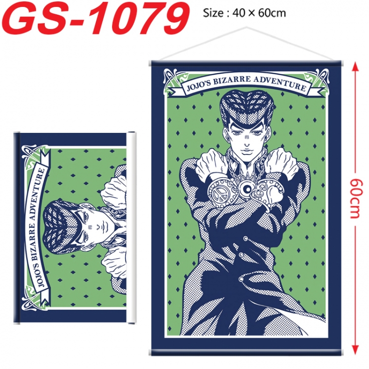 JoJos Bizarre Adventure Anime digital printed pole style hanging picture Wall Scroll 40x60cm