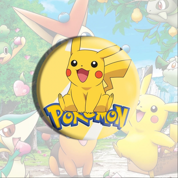 Pokemon Anime tinplate brooch badge price for 5 pcs