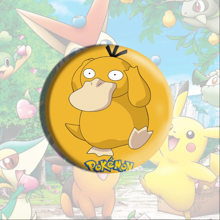Pokemon Anime tinplate brooch badge price for 5 pcs