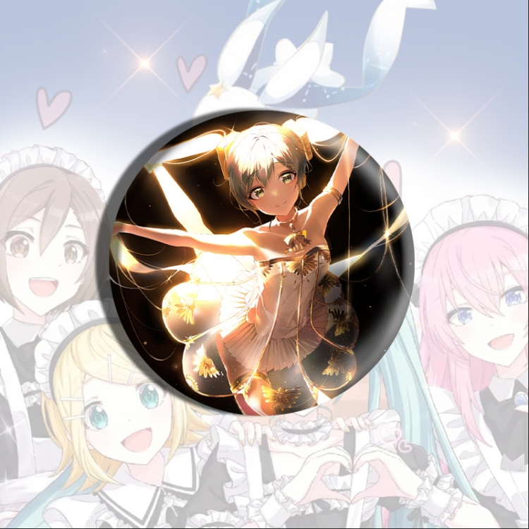 Hatsune Miku Anime tinplate brooch badge price for 5 pcs