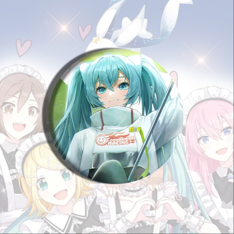 Hatsune Miku Anime tinplate brooch badge price for 5 pcs