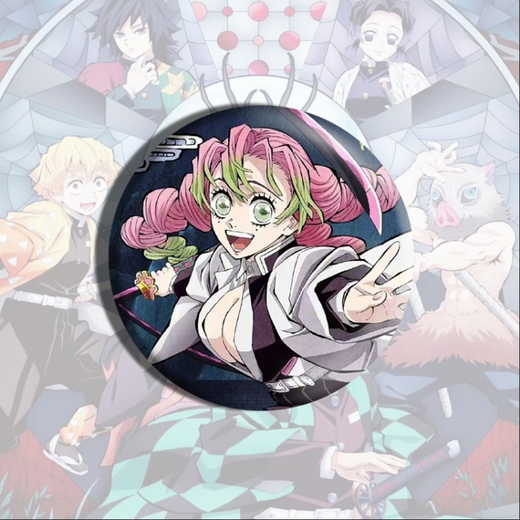 Demon Slayer Kimets Anime tinplate brooch badge price for 5 pcs