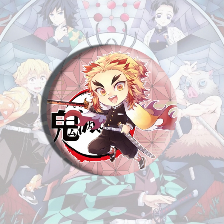 Demon Slayer Kimets Anime tinplate brooch badge price for 5 pcs
