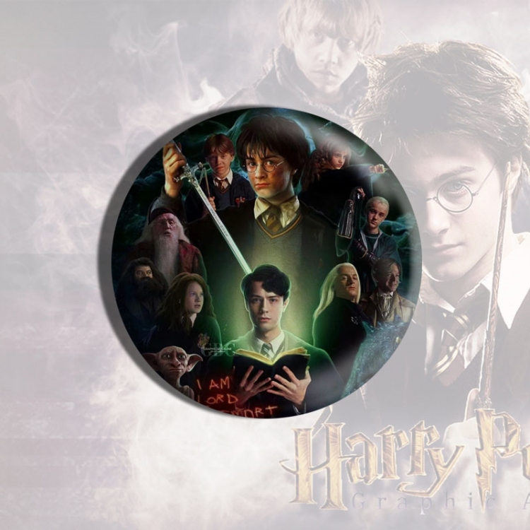 Harry Potter Anime tinplate brooch badge price for 5 pcs