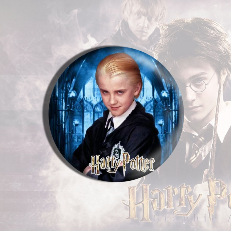 Harry Potter Anime tinplate brooch badge price for 5 pcs