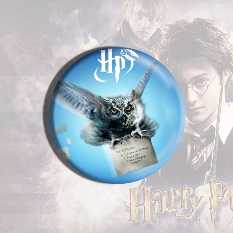 Harry Potter Anime tinplate brooch badge price for 5 pcs