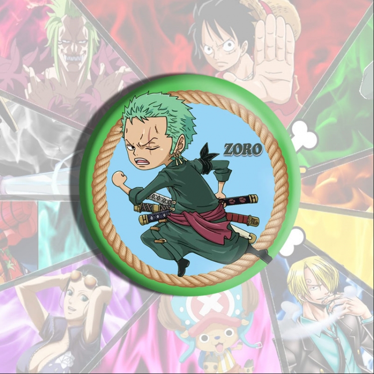 One Piece Anime tinplate brooch badge price for 5 pcs