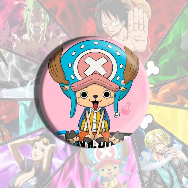 One Piece Anime tinplate brooch badge price for 5 pcs