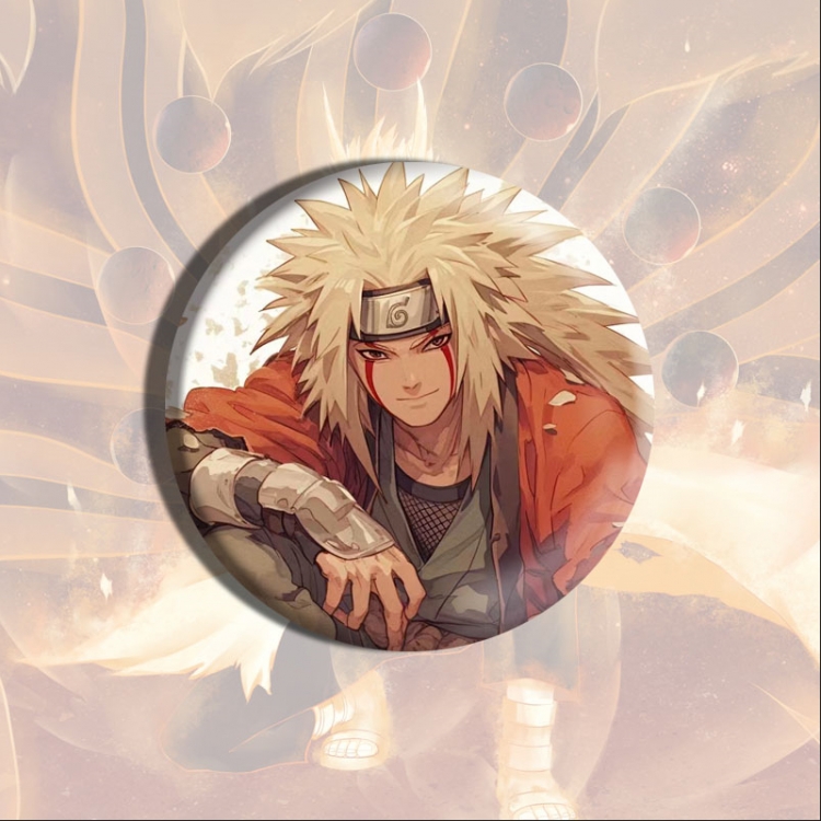 Naruto Anime tinplate brooch badge price for 5 pcs
