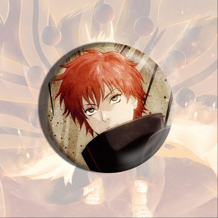 Naruto Anime tinplate brooch badge price for 5 pcs