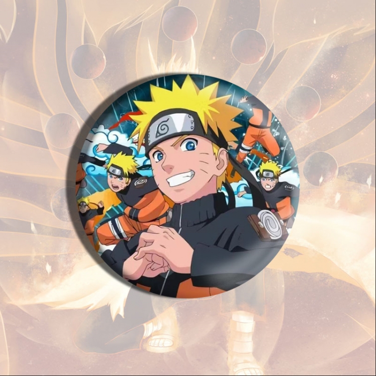 Naruto Anime tinplate brooch badge price for 5 pcs