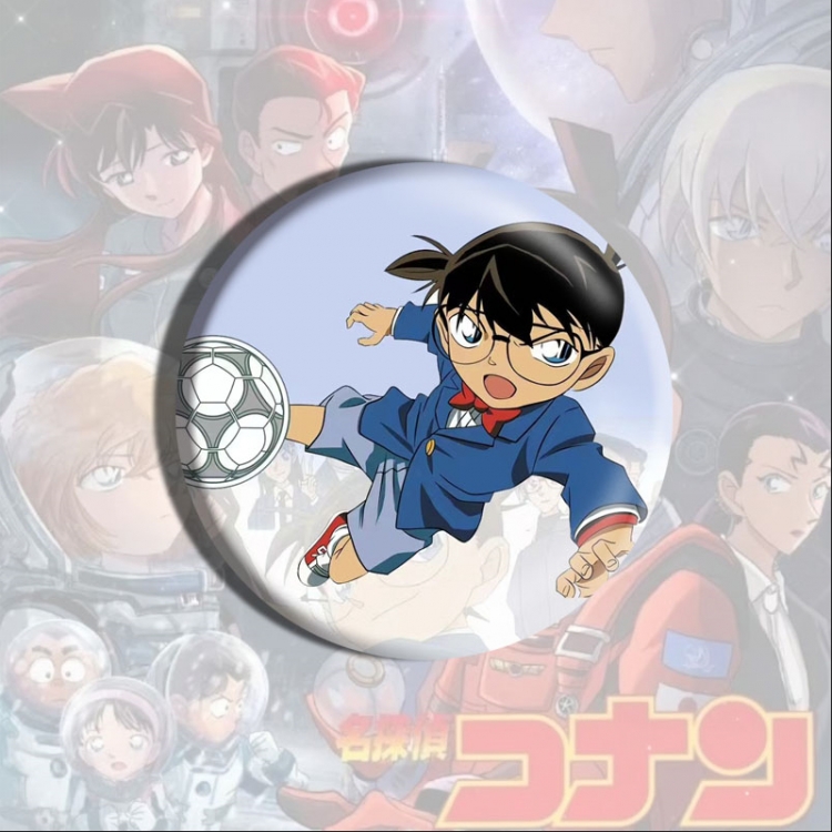 Detective conan Anime tinplate brooch badge price for 5 pcs