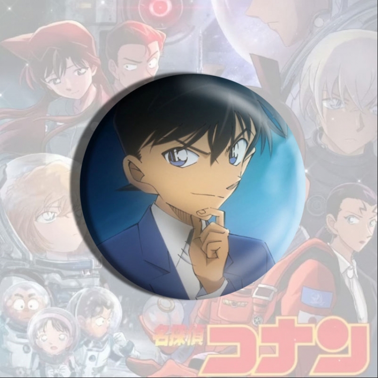 Detective conan Anime tinplate brooch badge price for 5 pcs