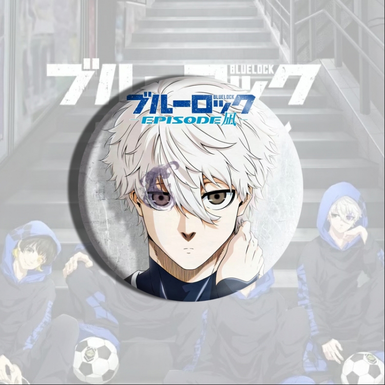 BLUE LOCK Anime tinplate brooch badge price for 5 pcs