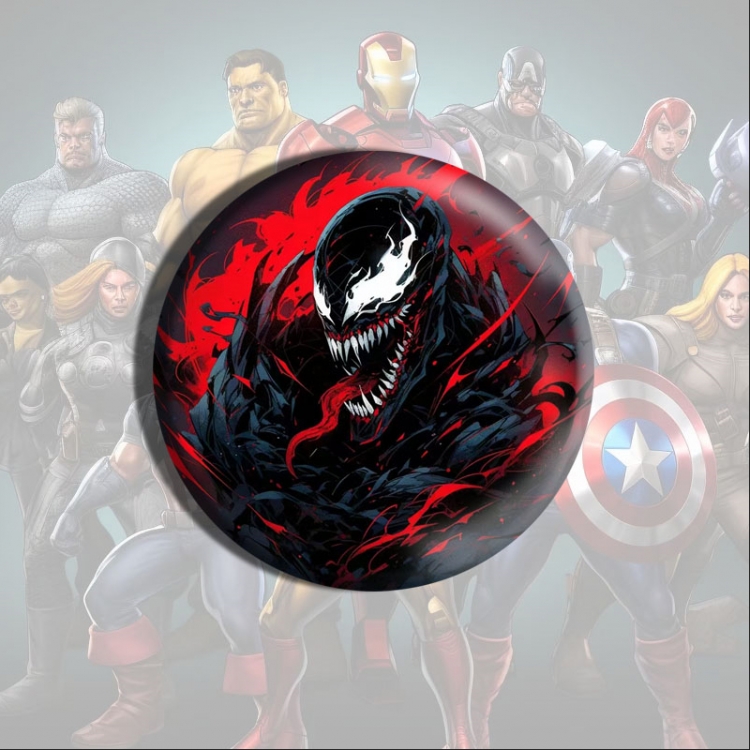 Marvel Anime tinplate brooch badge price for 5 pcs