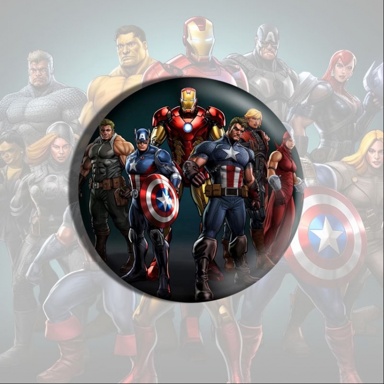 Marvel Anime tinplate brooch badge price for 5 pcs