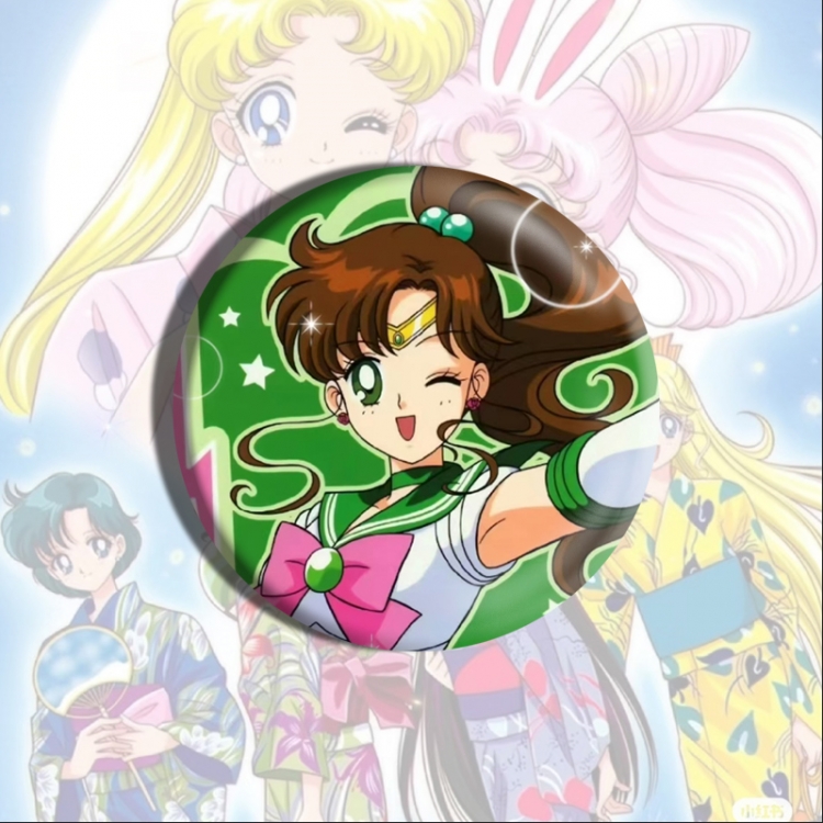sailormoon Anime tinplate brooch badge price for 5 pcs