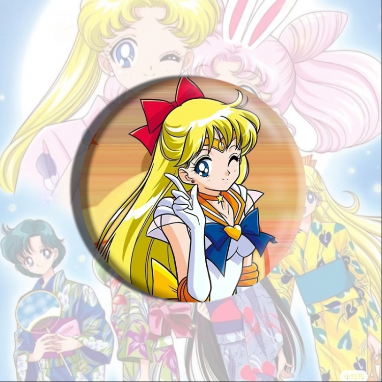 sailormoon Anime tinplate brooch badge price for 5 pcs
