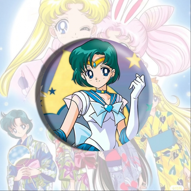 sailormoon Anime tinplate brooch badge price for 5 pcs