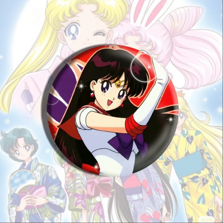 sailormoon Anime tinplate brooch badge price for 5 pcs