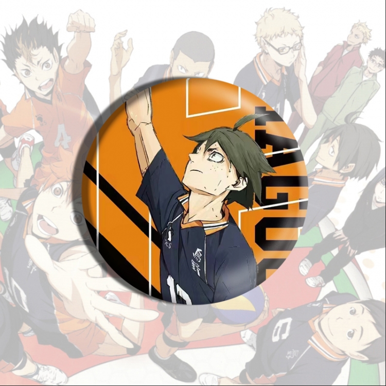 Haikyuu!! Anime tinplate brooch badge price for 5 pcs