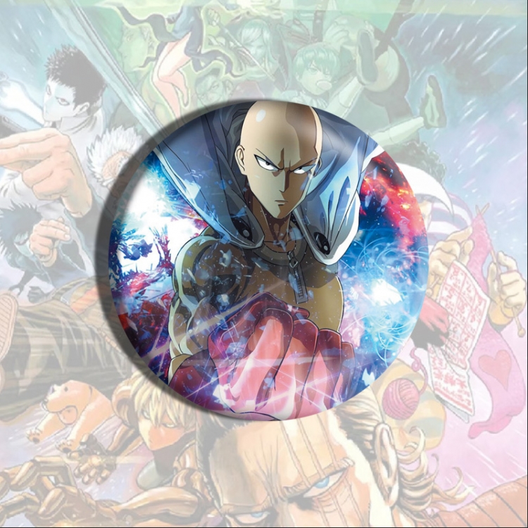 One Punch Man Anime tinplate brooch badge price for 5 pcs