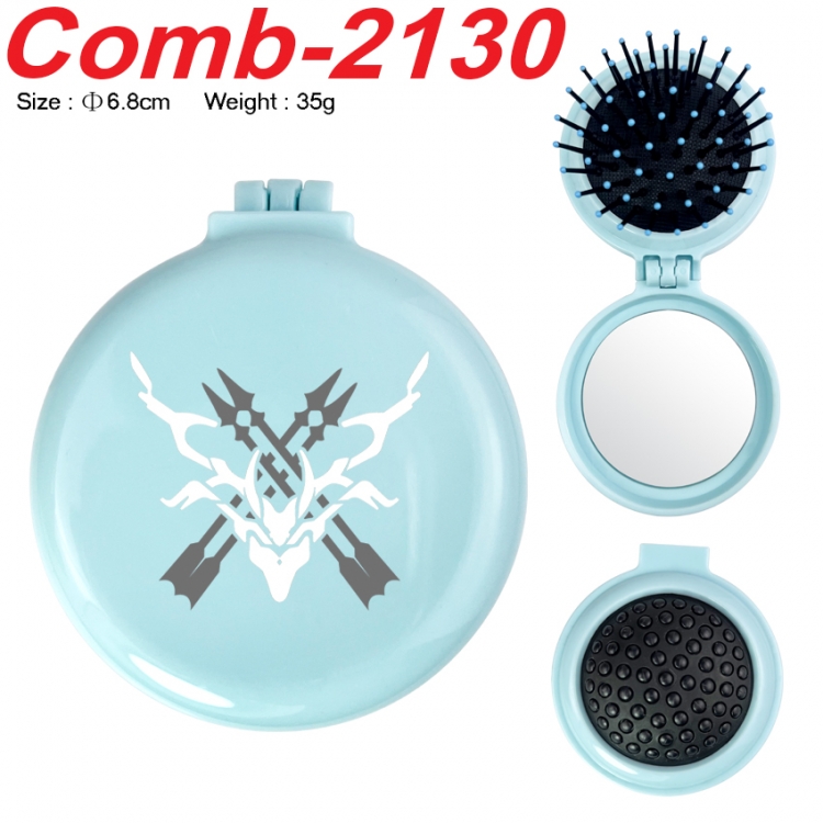 Honkai: Star Rail UV printed student multifunctional small mirror and comb 6.8cm  price for 5 pcs