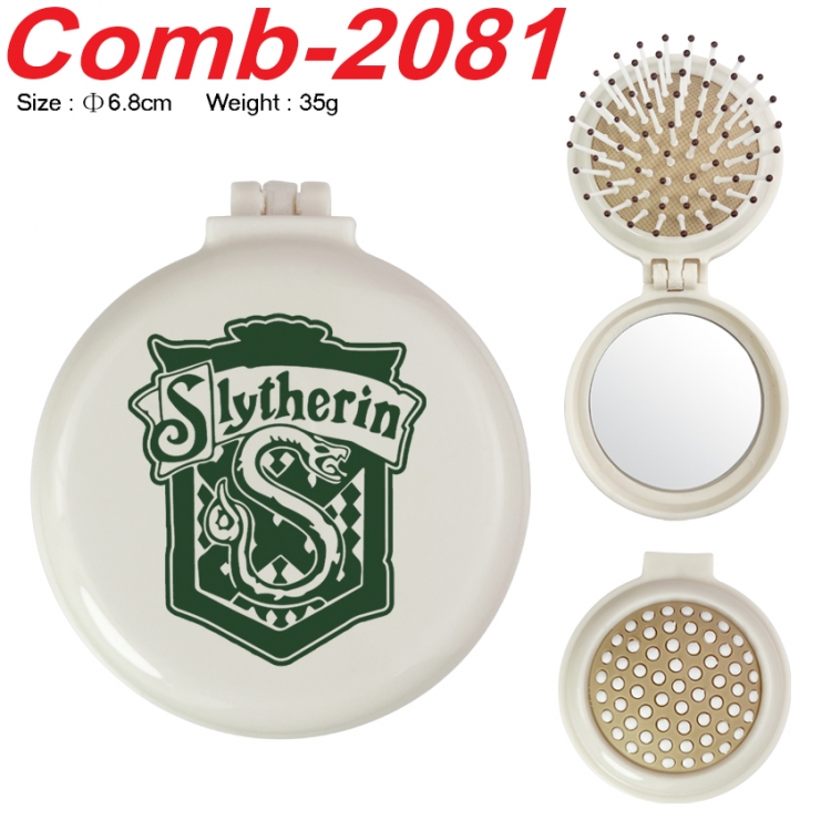 Harry Potter UV printed student multifunctional small mirror and comb 6.8cm  price for 5 pcs