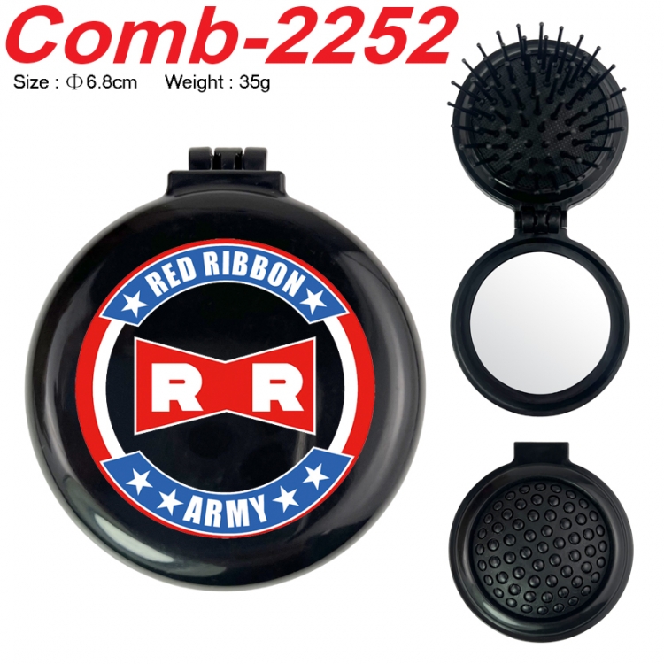 DRAGON BALL UV printed student multifunctional small mirror and comb 6.8cm  price for 5 pcs