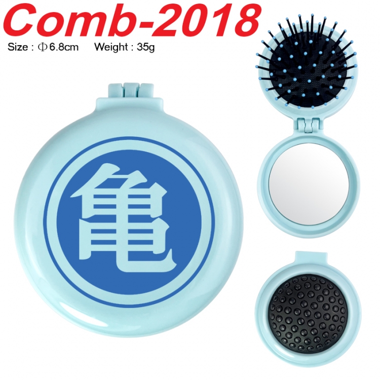 DRAGON BALL UV printed student multifunctional small mirror and comb 6.8cm  price for 5 pcs