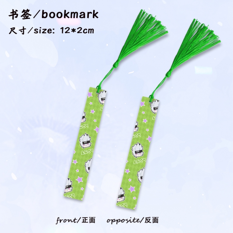 AOTU Anime full-color printed metal bookmark stationery accessories 12X2CM price for 5 pcs