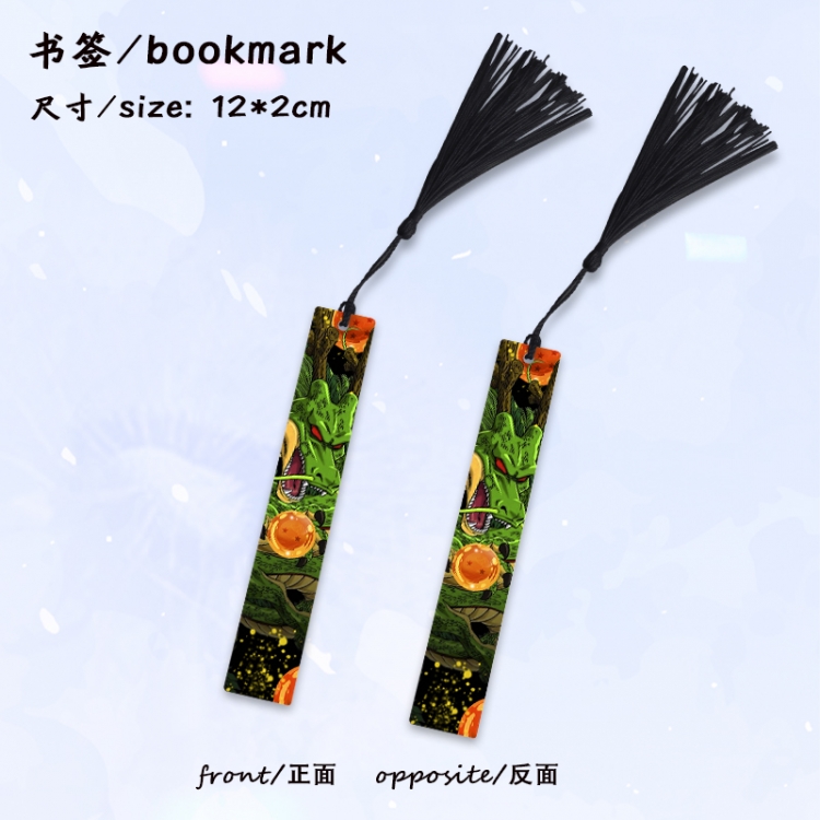DRAGON BALL Anime full-color printed metal bookmark stationery accessories 12X2CM price for 5 pcs