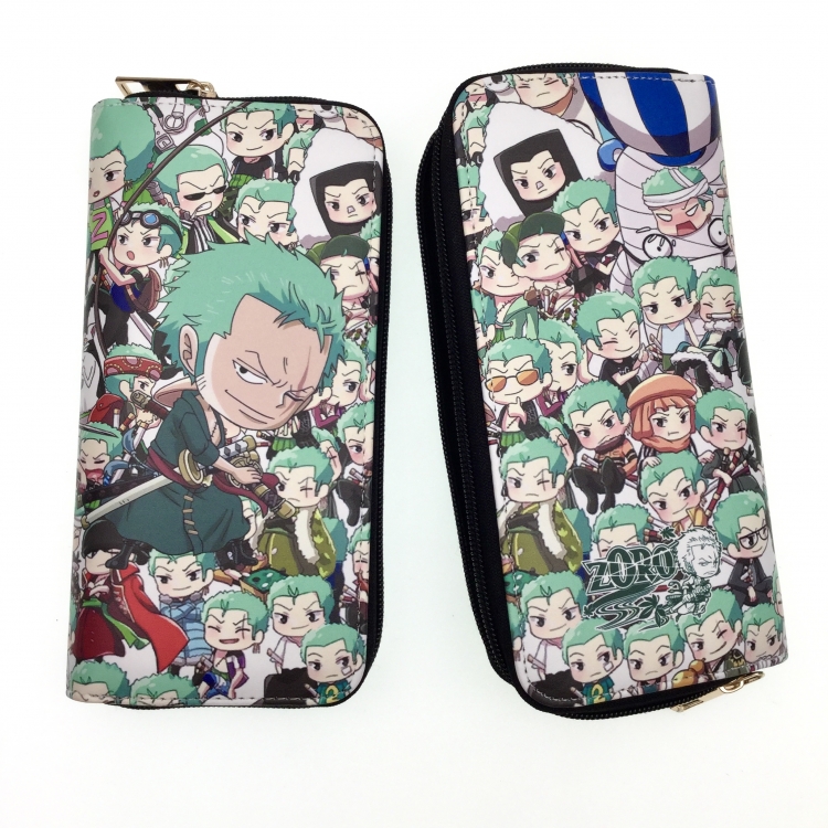 One Piece Full Color Printing Long section Zipper Wallet Purse