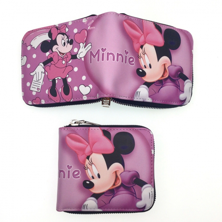 Mickey Animation medium zipper Card Wallet