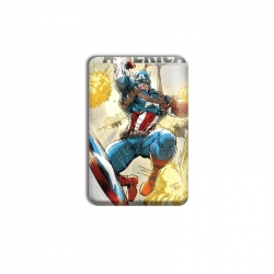 Captain America Anime square t...