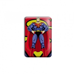 Superman Anime square tinplate...