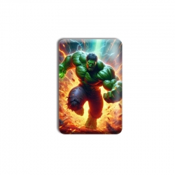 The Hulk Anime square tinplate...