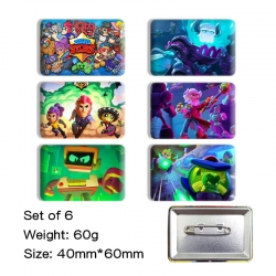 Brawl Stars Anime square tinpl...