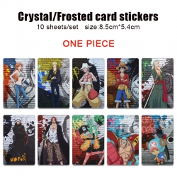 One Piece Frosted anime crysta...