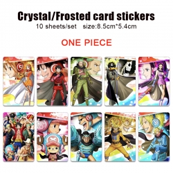 One Piece Frosted anime crysta...