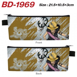 One Piece Anime PU Leather Zip...
