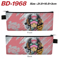 One Piece Anime PU Leather Zip...