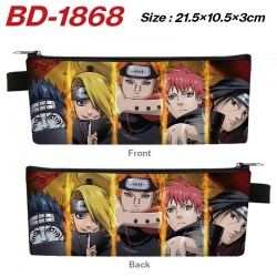 Naruto Anime PU Leather Zipper...