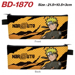 Naruto Anime PU Leather Zipper...