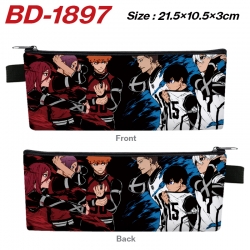 BLUE LOCK Anime PU Leather Zip...