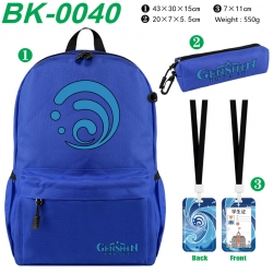 Genshin Impact Waterproof nylo...