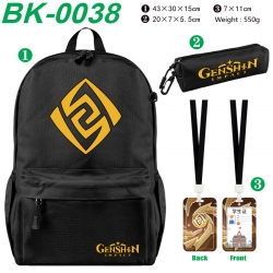 Genshin Impact Waterproof nylo...