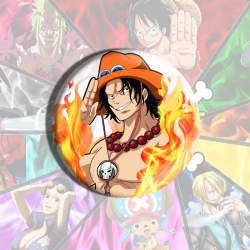 One Piece Anime tinplate brooc...